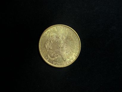Pièce de vingt dollars or 1897. Poids : 33...