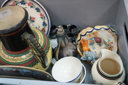 Ensemble de céramiques décoratives comprenant...