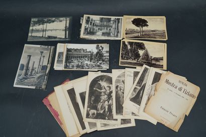 Réunion de cartes postales anciennes : Vues...