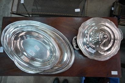 Métal argenté : CHARLIONAIS à Toulouse, plat...