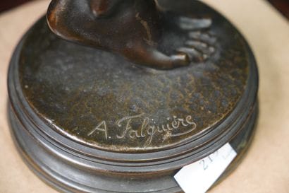 Alexandre FALGUIERE (1831-1900). Le vainqueur...