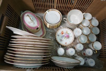A la ville de Sèvres, Macé, suite de 12 assiettes...