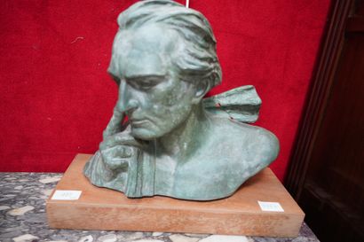 Jean MOURTEL, Xxeme siècle, buste masculin...