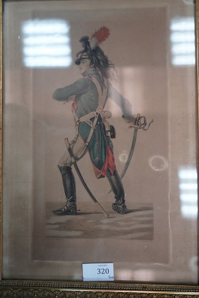 Ensemble de deux photogravures GOUPIL, figurant...