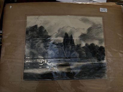 Jean Pierre ZENOBEL, Vue du Bois de Boulogne...
