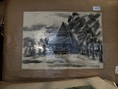 Jean Pierre ZENOBEL, Vue du Bois de Boulogne...