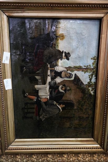 ECOLE DE LA FIN DU XIXe, DEBUT DU Xxe, Scène...