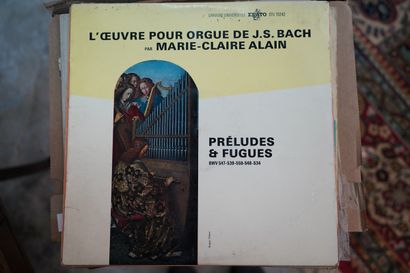 Réunion de vinyles. En l'état.