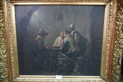 ECOLE DU XIXe, dans le goût du XVIIe siècle,...