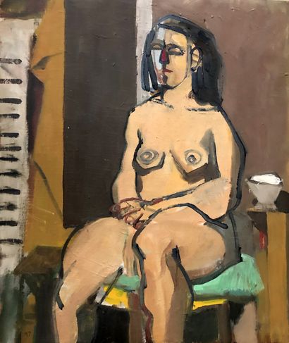 RAYMOND PARGAMIN (1915 - 2010). Modèle. Réunion...