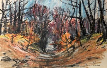 RAYMOND PARGAMIN (1915 - 2010) 

Forêt de...