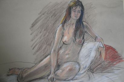 RAYMOND PARGAMIN (1915 - 2010). Nu féminin...