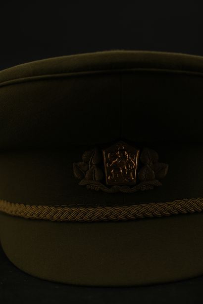 Tchécoslovaquie, casquette de service général...