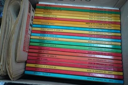 Réunion de BD, Tintin ; réunion de journaux,...
