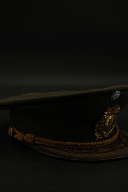Lybie, casquette de service de général.