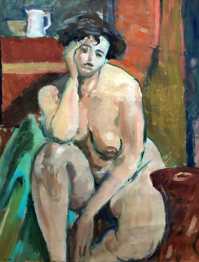 RAYMOND PARGAMIN (1915 - 2010). Modèle. Réunion...
