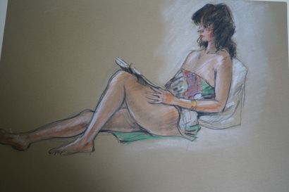 RAYMOND PARGAMIN (1915 - 2010) 

Nu féminin...