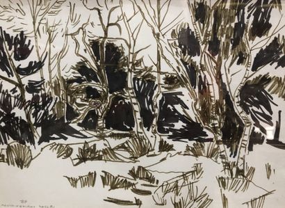 RAYMOND PARGAMIN (1915 - 2010). Forêt de...