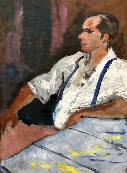 RAYMOND PARGAMIN (1915 - 2010). Portrait...