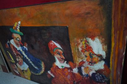 David AZUZ (1942-2014), Les clowns, 1969,...