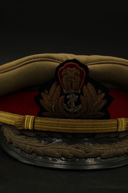 Inde, casquette d'Amiral des Indes.