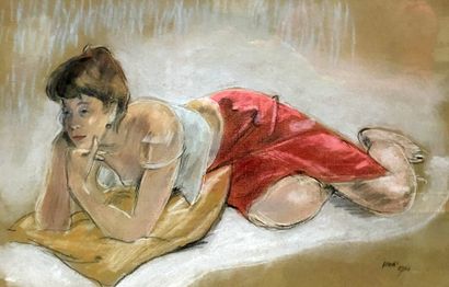 RAYMOND PARGAMIN (1915 - 2010) 

Nu féminin...
