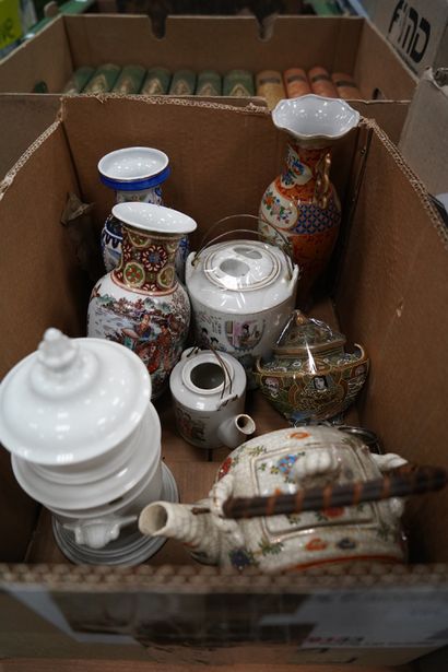 Ensemble de vases décoratifs en céramique,...