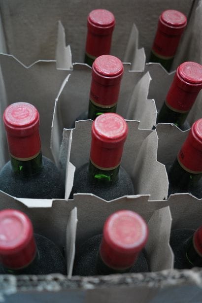 Dix bouteilles Château Malartic Lagravière...