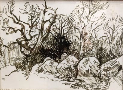 RAYMOND PARGAMIN (1915 - 2010). Forêt de...