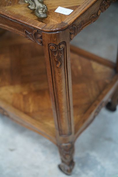 Mobilier de salle à manger en bois verni,...