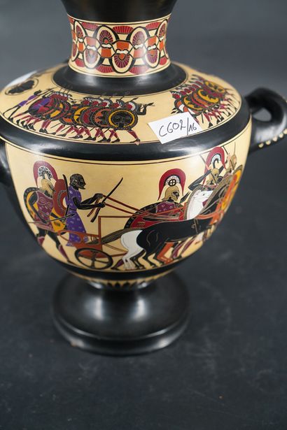 Souvenir de voyage, copie d'une Hydrie grecque...