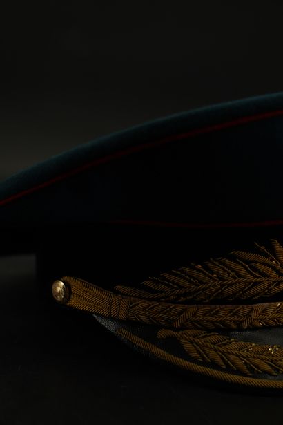 Union Soviétique, casquette de parade d'officier...