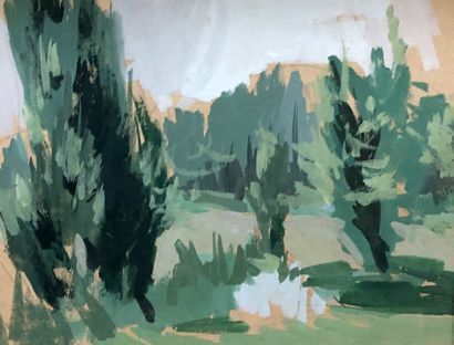 RAYMOND PARGAMIN (1915 - 2010) 

Paysage....
