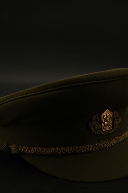 Tchécoslovaquie, casquette de service général...
