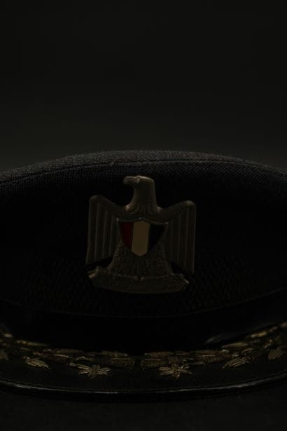 Egypte, casquette de colonel de l'armée de...