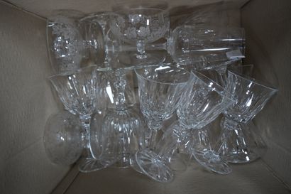 BACCARAT, Saint Louis et divers, série de...