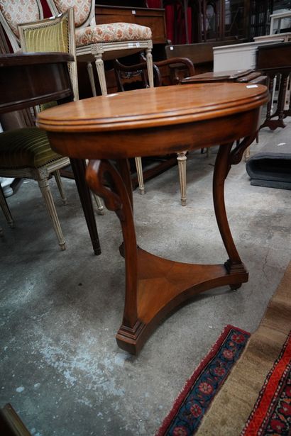 Meuble deux - corps en bois peint blanc,...