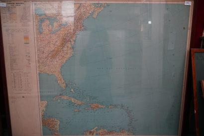 Réunion de pièces encadrées. En l'état.