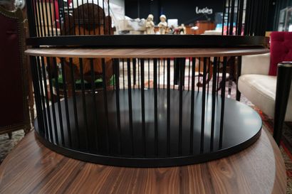 Table basse Wewood Mémoria ronde, la base...