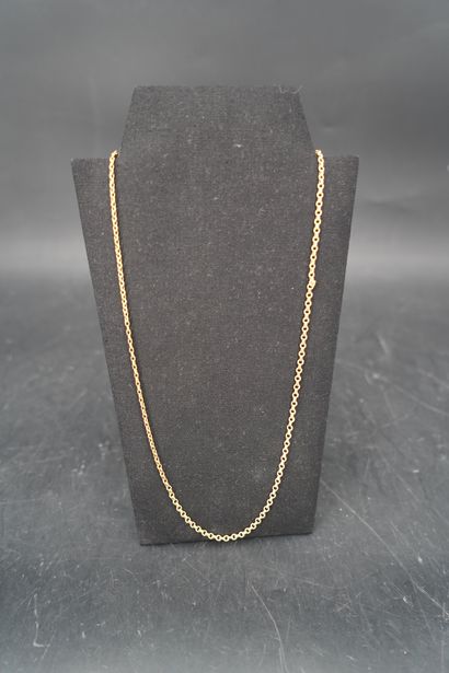 Chaîne de cou en or 18K (750). Poids. 4,7...