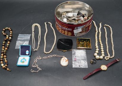 Réunion de montres de col et montres de gousset...