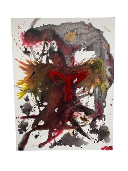 SKEUL.
GINAL TRAP, 2022. Acrylique, vernis,...
