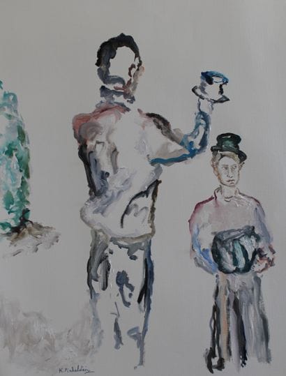 Karen FINKELSTEIN.
Strada, 2022. Huile sur...