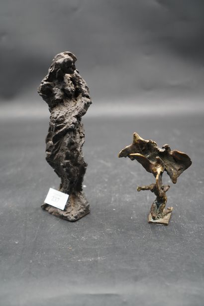 ECOLE DU Xxe siècle, Homme aux oiseaux et...