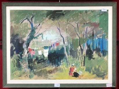 Rostislas LOUKINE (1904-1988). Mère et son...