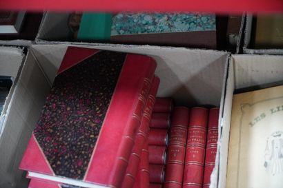 Réunion de livres reliés XIXe siècle et moderne,...