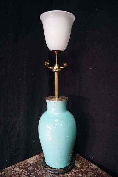 ÉCOLE DU DÉBUT DU XXE SIÈCLE. Pied de lampe...