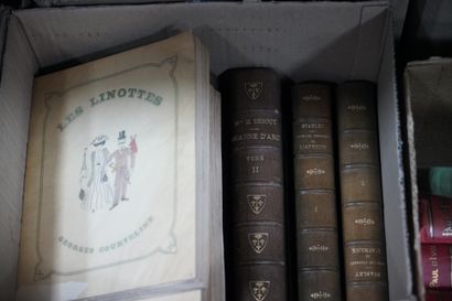 Réunion de livres reliés XIXe siècle et moderne,...