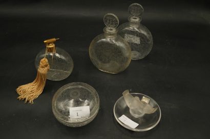 BACCARAT France, Partie de service de toilette...