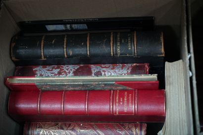 Réunion de livres reliés XIXe siècle et moderne,...